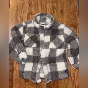 Plaid Sherpa Jacket